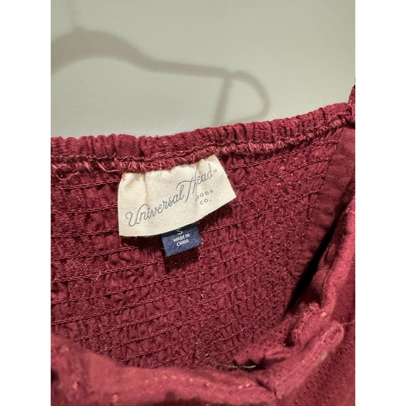 Universal Threads Maroon Embroidered‎ Dress Size Small - Picture 4 of 6